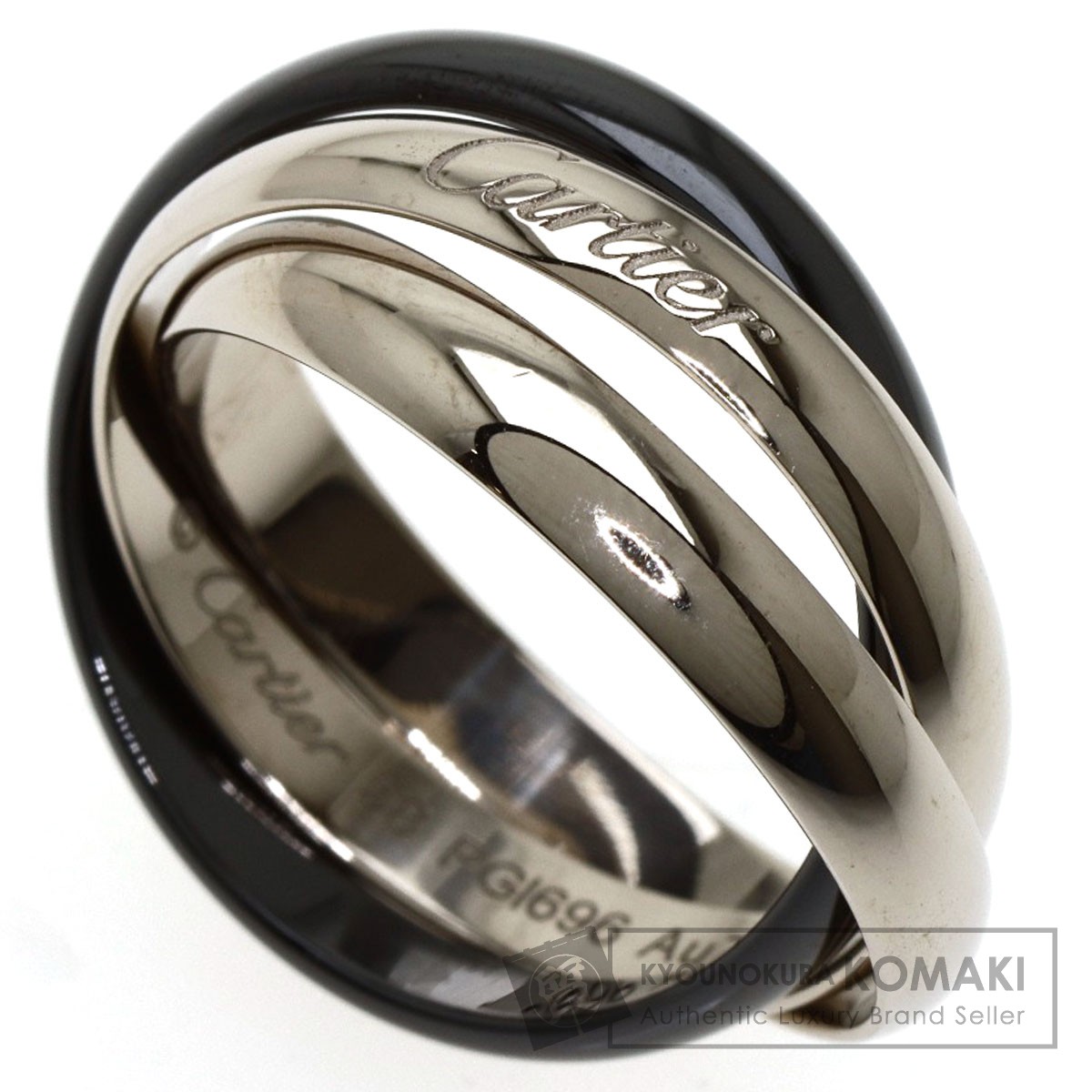 楽天市場】カルティエ トリニティ セラミック #58 リング・指輪 K18