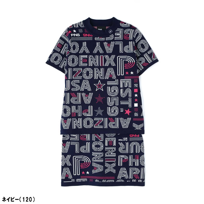 楽天市場】【レディース】ピン ゴルフ セットアップ ニットジャカード