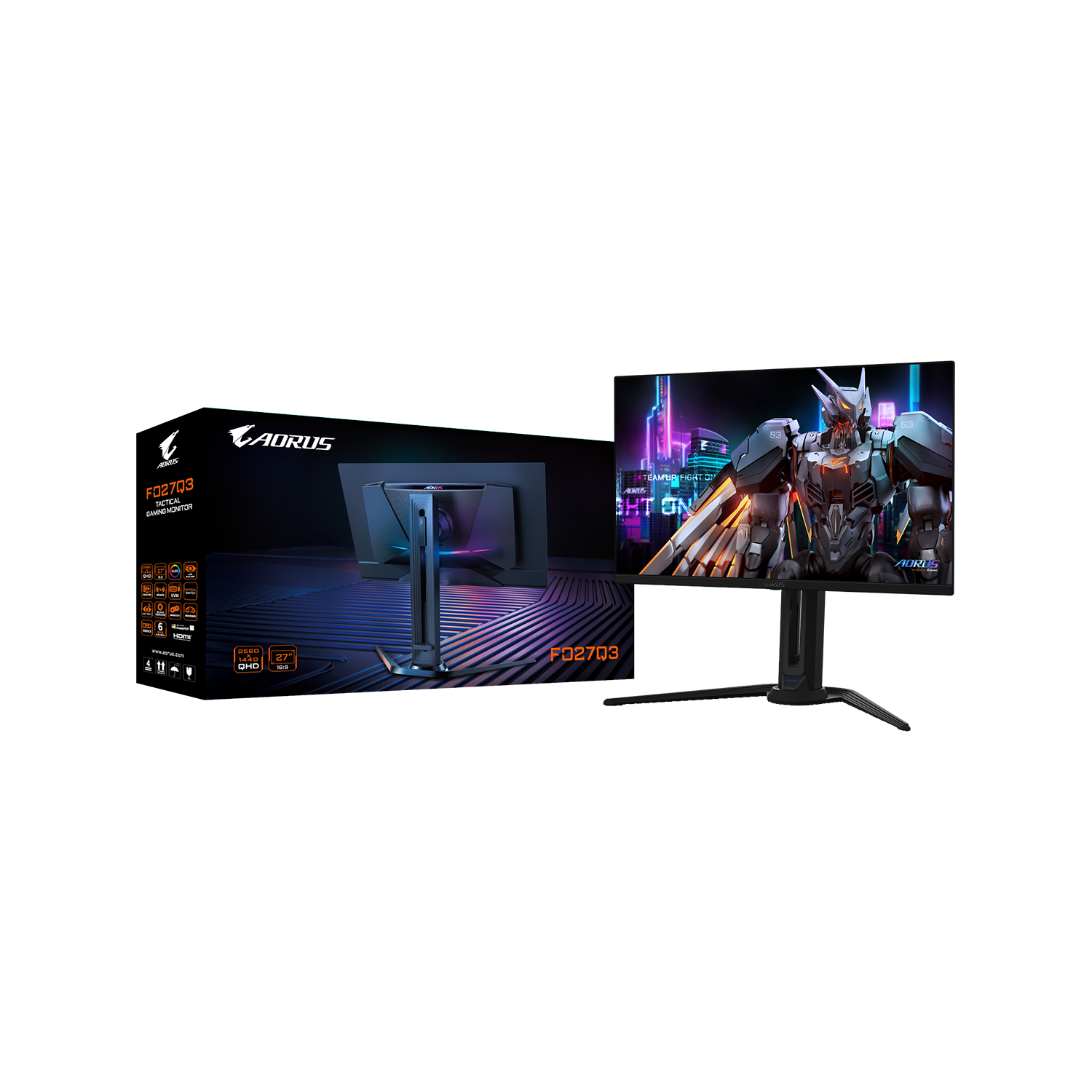 AORUS FV43U | GIGABYTE 43インチ 4K ゲーミングディスプレイ/モニター