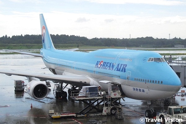 大韓航空、成田でB747-8iを公開、ビジネスクラス機内食も | 観光産業