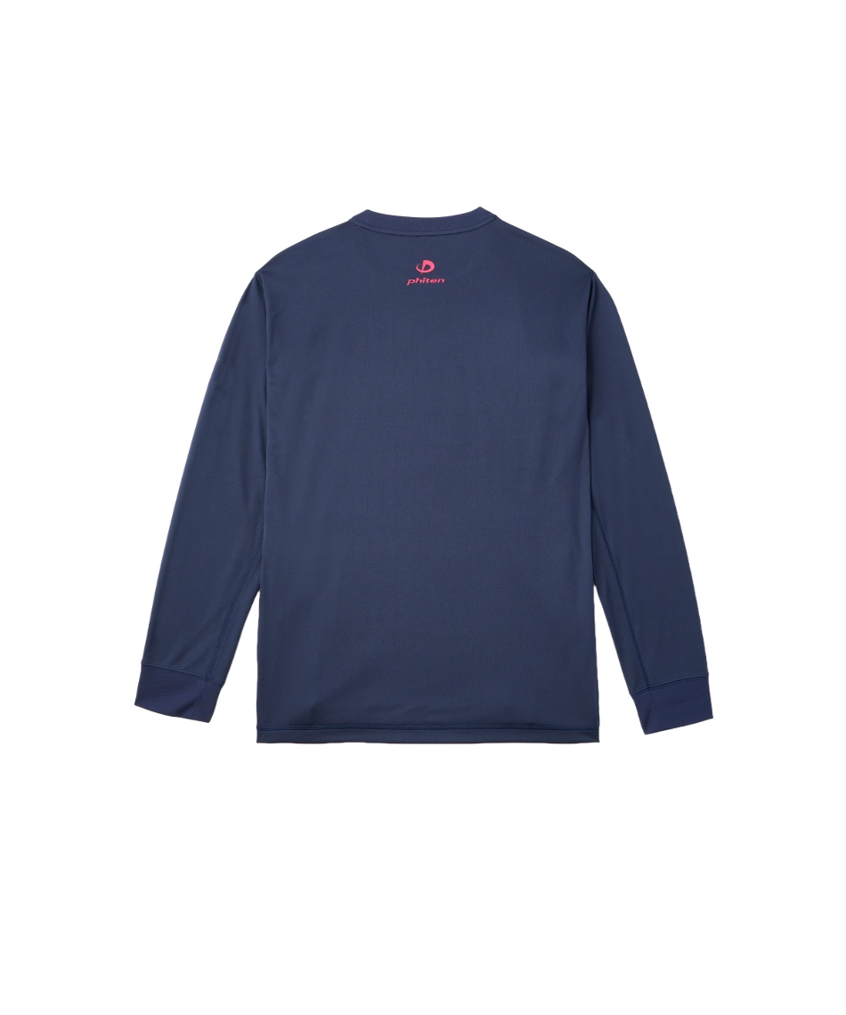 ファイテン(phiten) バレーボール 長袖シャツ RAKUシャツ 長袖 ロゴ