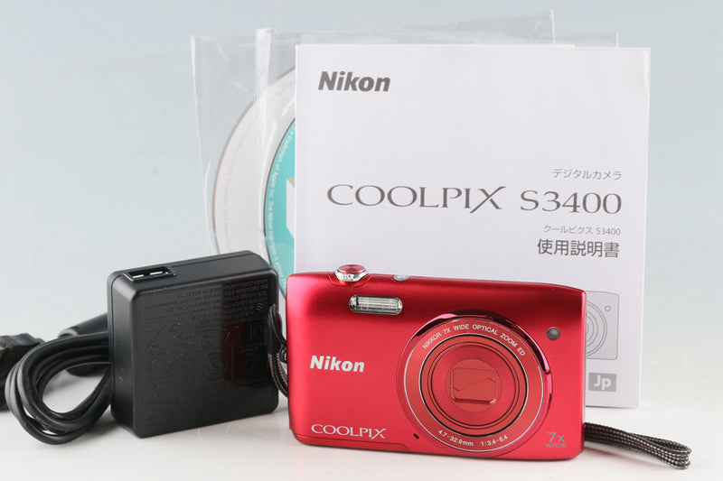 Nikon Coolpix S3400 Digital Camera #54459J – IROHAS SHOP