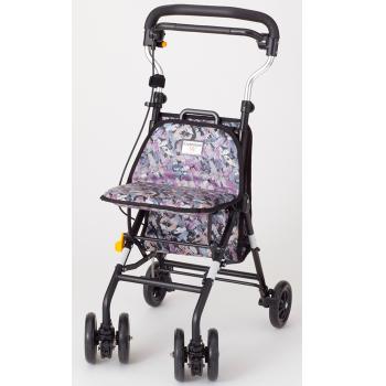 キュートミニW ペイント柄 アルミ シルバーカー ｜ シルバーカー・歩行