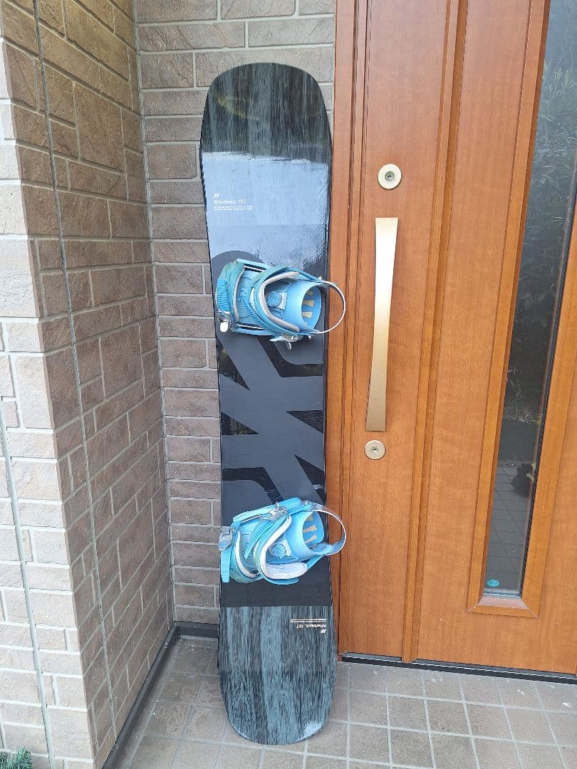 スノボードセット K2 afterBlack157cm ツイン キャンバー K2(ケーツー) スノーボード 板 メンズ 2点 セット K2 ケーツー