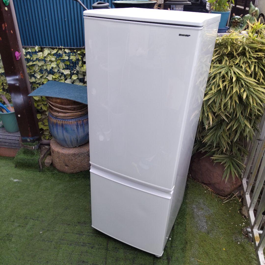 美品 SHARP 冷蔵庫 2018年製造 167L SJ-DA17D-W SJ-D18J | 冷蔵庫：シャープ