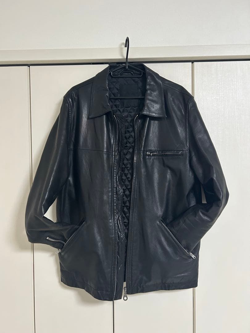 Stussy レザージャケット シングルライダース ステューシー ラムレザー Stussy』IGarage Jacket Leather☆Black☆25SS☆ (STUSSY/レザー