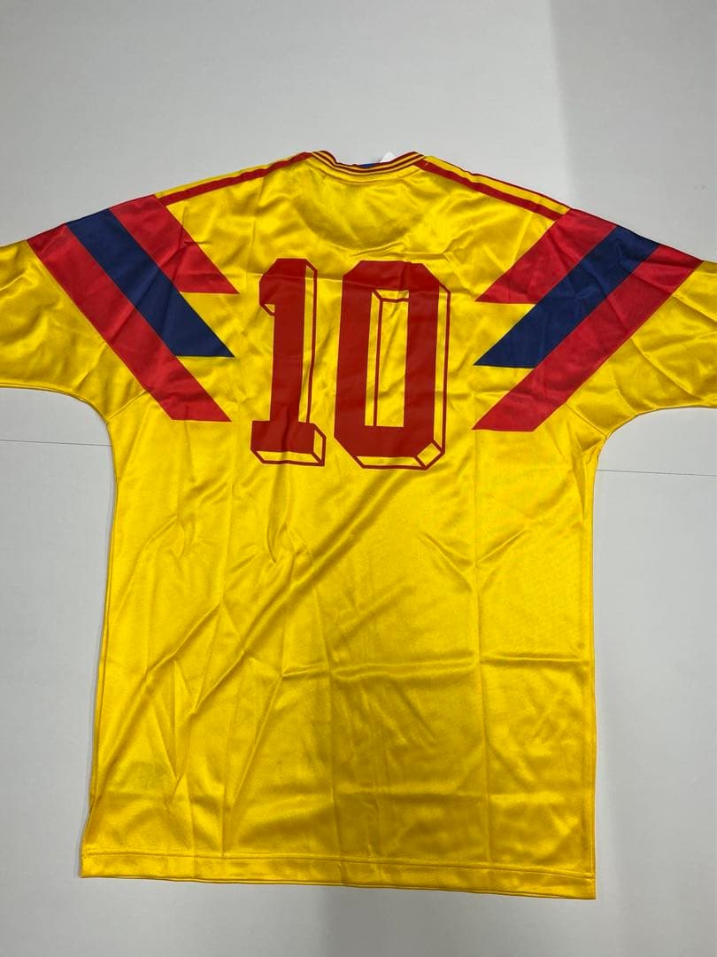 正規品 復刻版 コロンビア代表 バルデラマ ユニフォーム コロンビア代表(Colombia)94 H ホーム #10 バルデラマ(Valderrama
