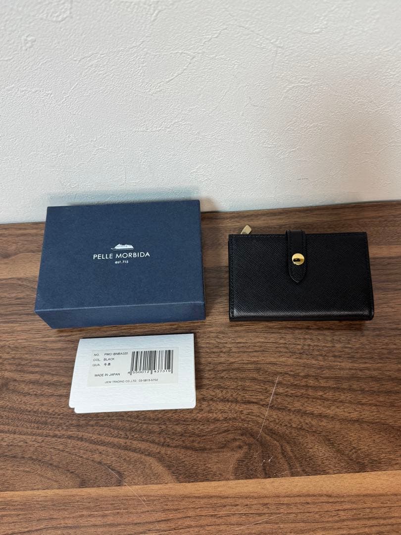ペッレモルビダ　コンパクトウォレットPMO-BNBA320 限定品　レオン別注 PELLE MORBIDA（ペッレ モルビダ） 二つ折り財布 本革 マルチ